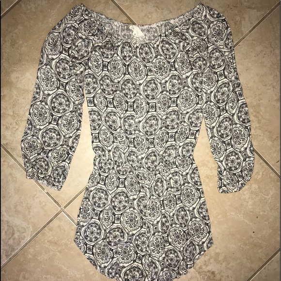 La Hearts Other - LA Hearts Off the Shoulder Romper from PacSun